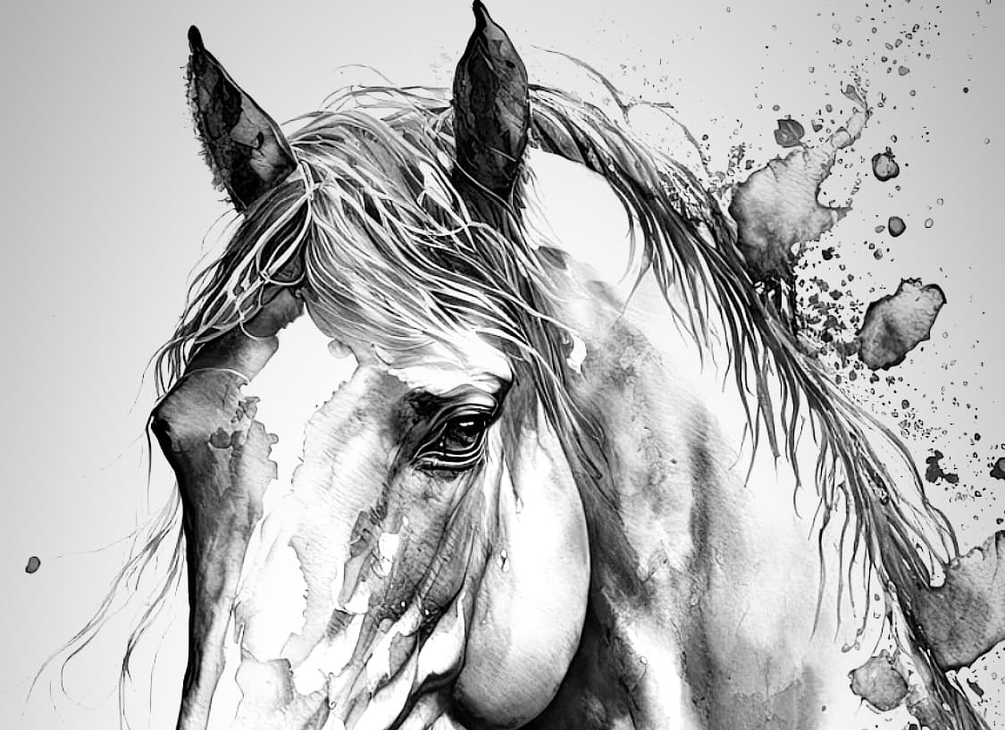 Painting of a horse